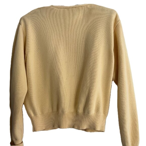 Cardigan Yellow Clifford & Wills Medium - Picture 2 of 4